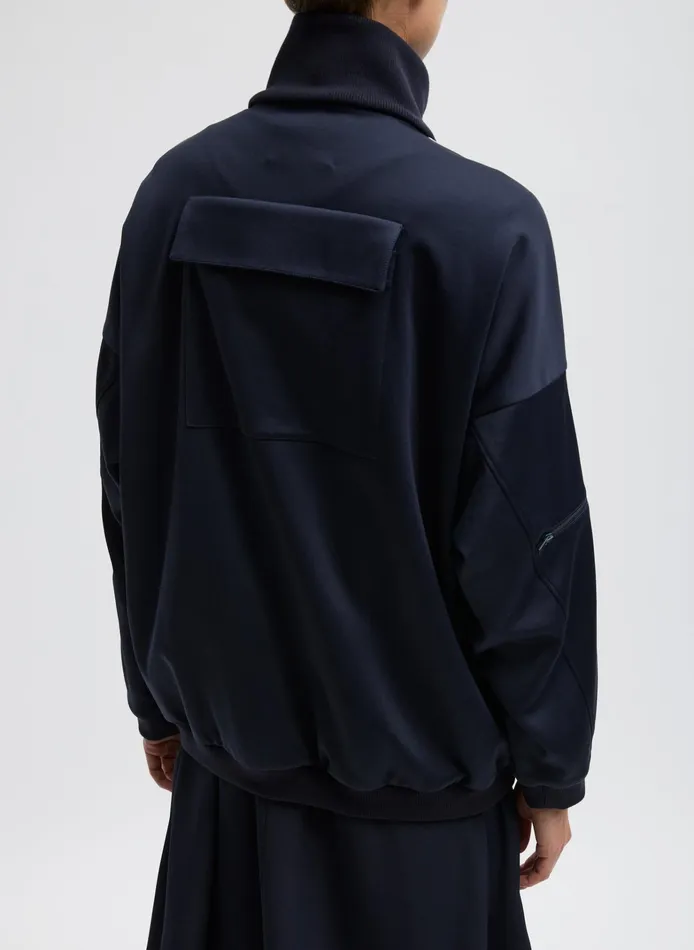 Women Tibi Jackets and Outerwear Active Knit Zipper Detailed Track Jacket
