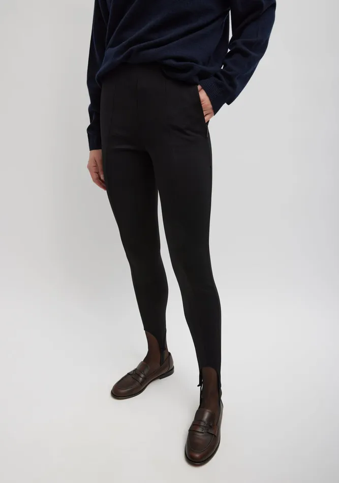 Women Tibi Pants and Shorts Compact Ultra Stretch Knit Stirrup Legging