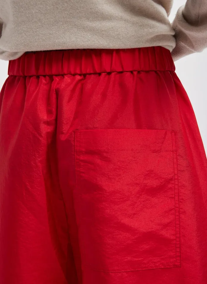 Women Tibi Pants and Shorts Crispy Nylon Winslow Pant