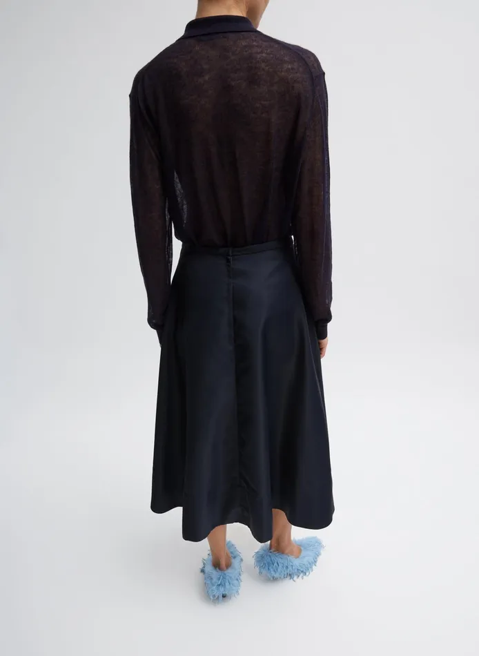 Women Tibi Skirts Eco Nylon Circle Skirt