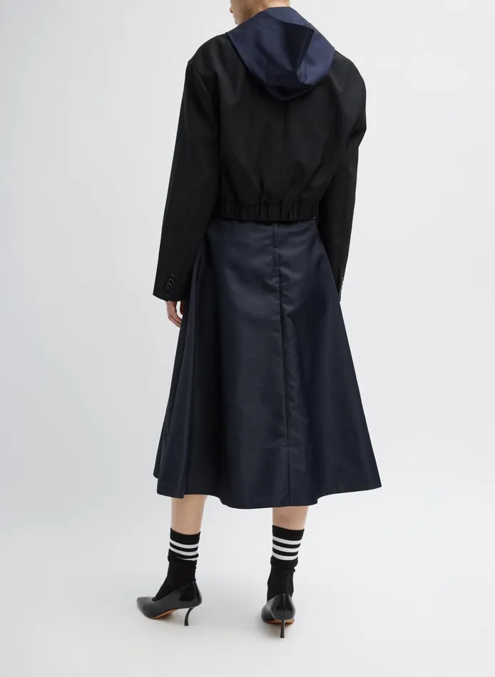 Women Tibi Skirts Eco Nylon Circle Skirt