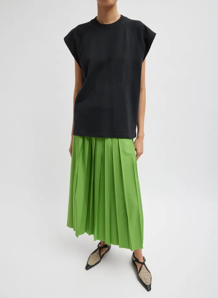 Women Tibi Skirts Nylon Pleated Pull On Skirt