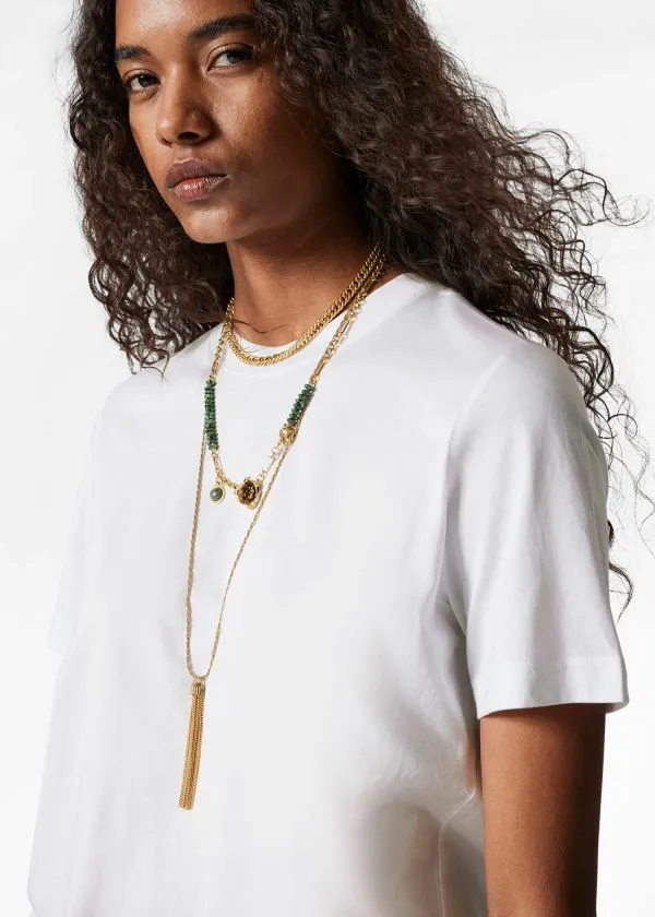 Women Tops and Tshirts and Other Stories Crewneck TShirt White