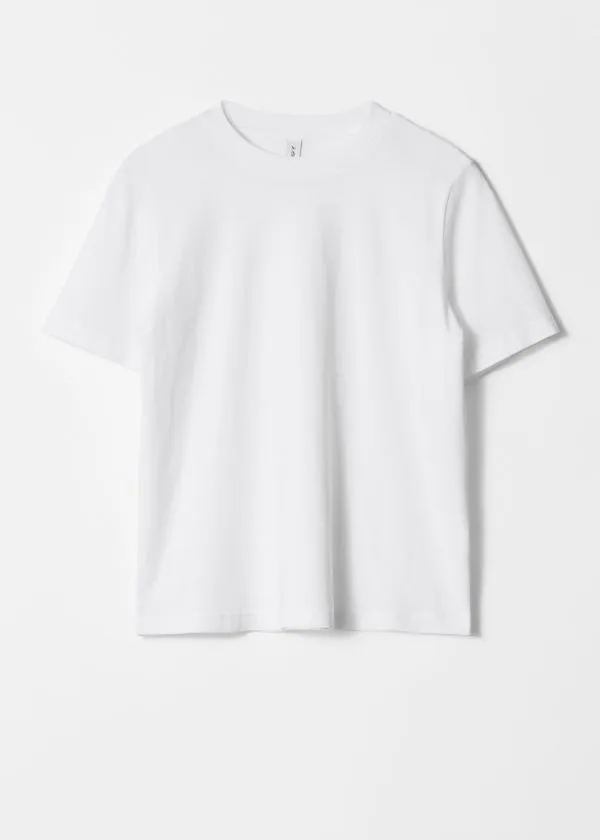 Women Tops and Tshirts and Other Stories Crewneck TShirt White