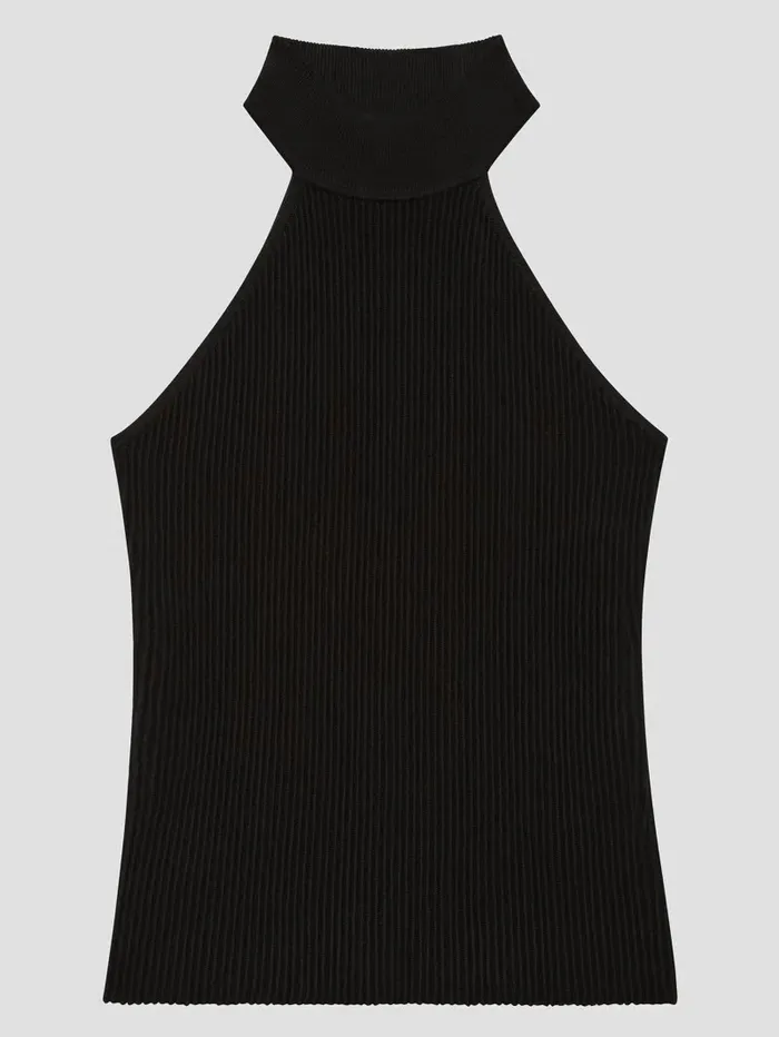 Women Tops GUESS Eco Shayna Mock Neck Top Black Women Tops GUESS Eco Shayna Mock Neck Top Black