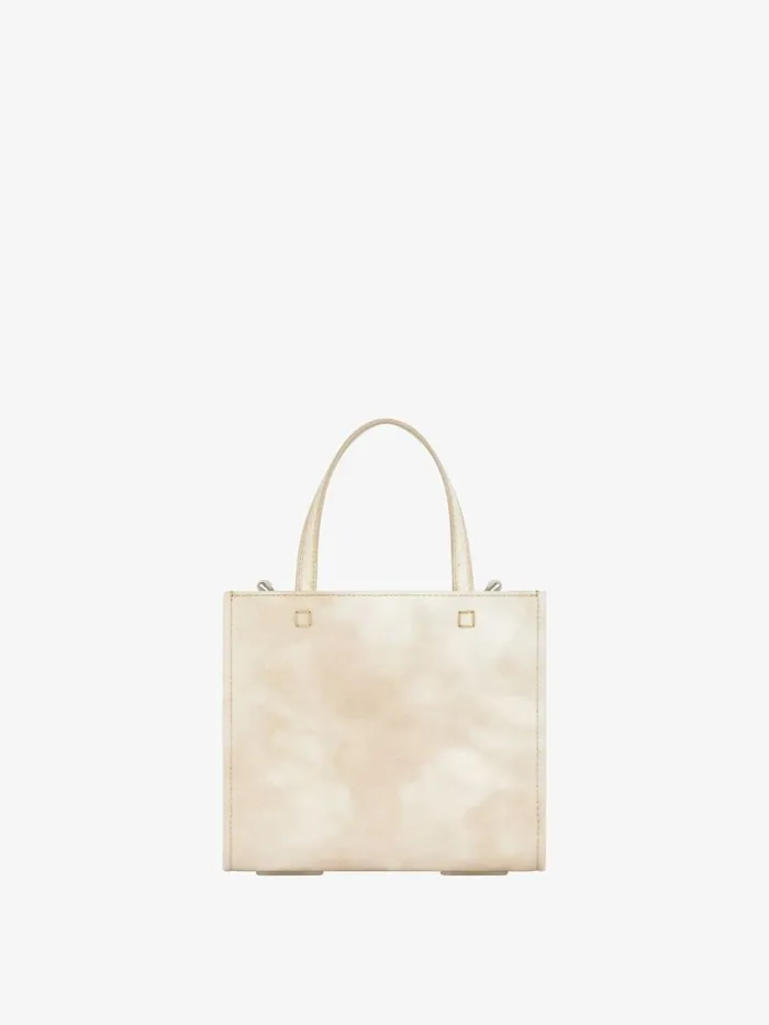 Women Tote Bags Givenchy Mini GTote Shopping Bag In Tie And Dye Canvas Dusty Golden Women Tote Bags Givenchy Mini GTote Shopping Bag In Tie And Dye Canvas Dusty Golden