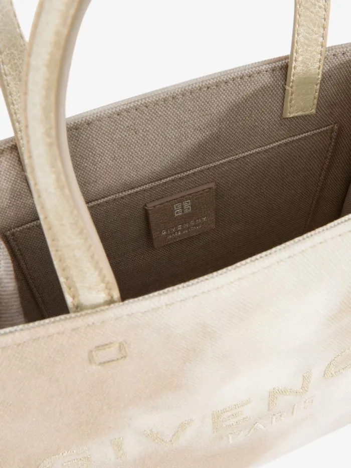 Women Tote Bags Givenchy Mini GTote Shopping Bag In Tie And Dye Canvas Dusty Golden Women Tote Bags Givenchy Mini GTote Shopping Bag In Tie And Dye Canvas Dusty Golden