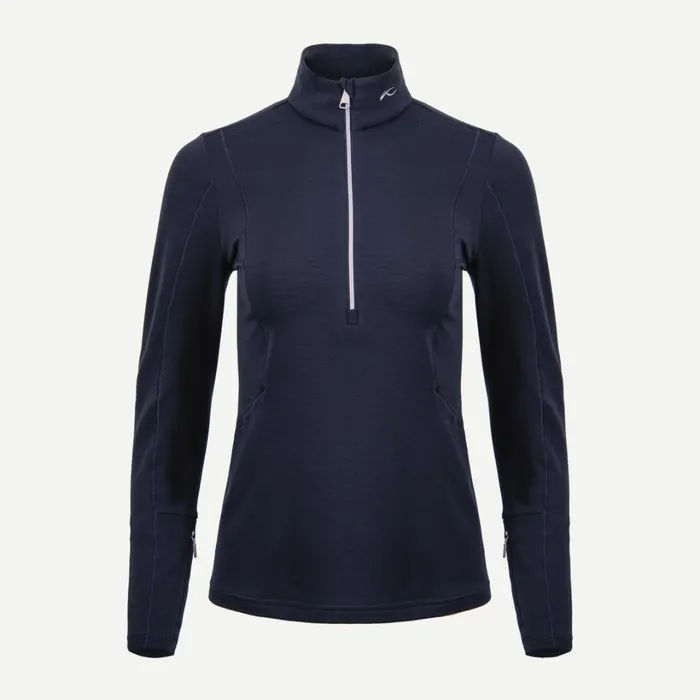 Women Trace Midlayer HalfZip Deep Space KJUS Midlayers and Sweaters