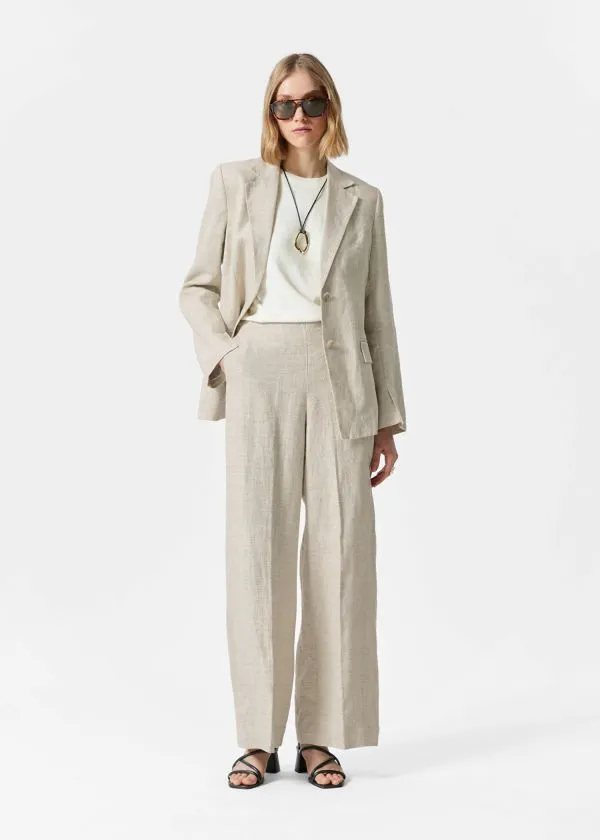 Women Trousers and Other Stories Breezy HighWaist Trousers Wheat