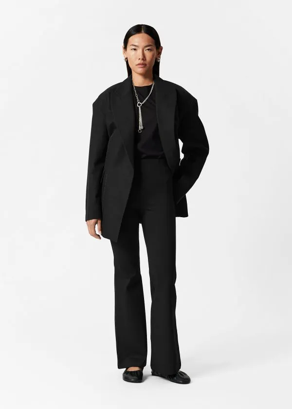 Women Trousers and Other Stories KickFlare Trousers Black