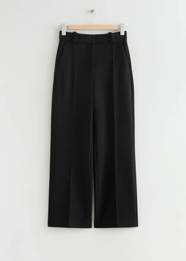 Women Trousers and Other Stories Wide PressCrease Trousers Black