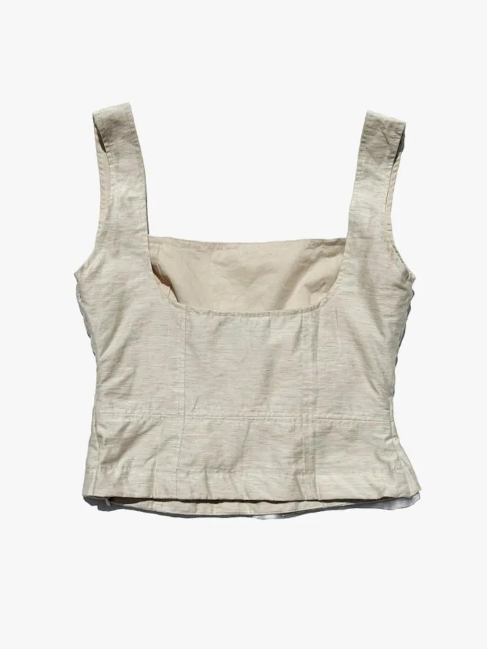 Women Una Top Natural Lisa Says Gah Sleeveless Tops Women Una Top Natural Lisa Says Gah Sleeveless Tops