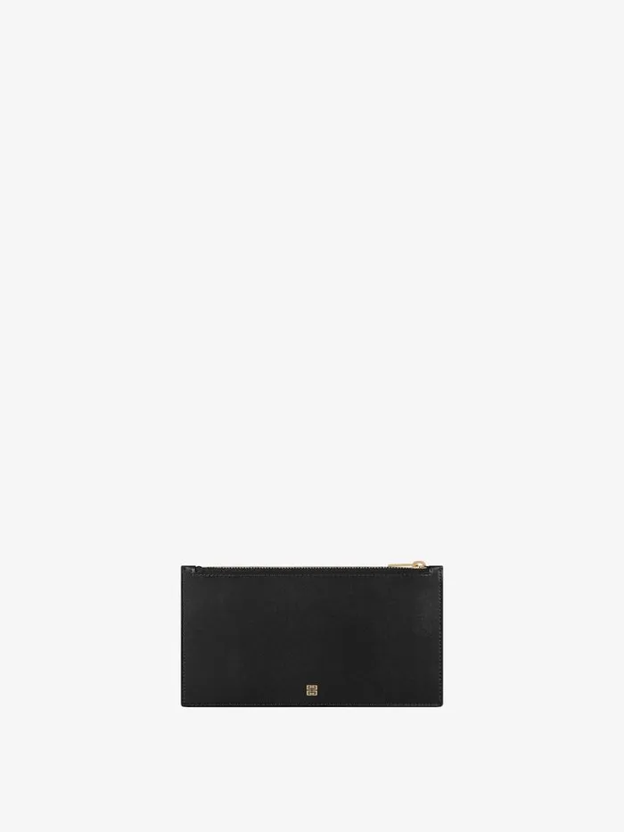 Women Wallets and Card Holders Givenchy 4G Flat Pouch In Leather Black Women Wallets and Card Holders Givenchy 4G Flat Pouch In Leather Black