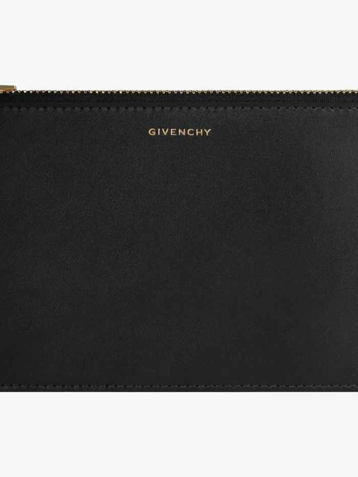 Women Wallets and Card Holders Givenchy 4G Flat Pouch In Leather Black Women Wallets and Card Holders Givenchy 4G Flat Pouch In Leather Black