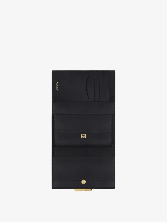 Women Wallets and Card Holders Givenchy 4G Liquid Wallet In Box Leather Black Women Wallets and Card Holders Givenchy 4G Liquid Wallet In Box Leather Black