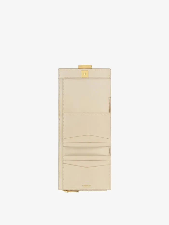 Women Wallets and Card Holders Givenchy 4G Wallet In Grained Leather Natural Beige Women Wallets and Card Holders Givenchy 4G Wallet In Grained Leather Natural Beige