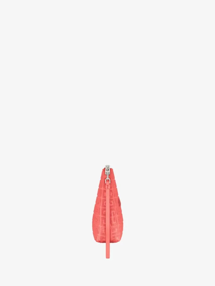 Women Wallets and Card Holders Givenchy GIVENCHY Travel Pouch In 4G Cotton Towelling Coral Women Wallets and Card Holders Givenchy GIVENCHY Travel Pouch In 4G Cotton Towelling Coral