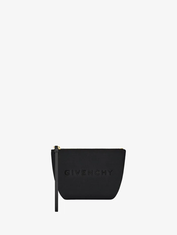 Women Wallets and Card Holders Givenchy Mini GIVENCHY Pouch In Canvas Black