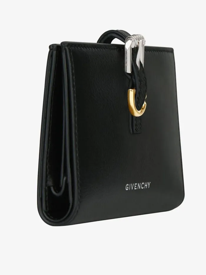 Women Wallets and Card Holders Givenchy Voyou Wallet In Leather Black Women Wallets and Card Holders Givenchy Voyou Wallet In Leather Black