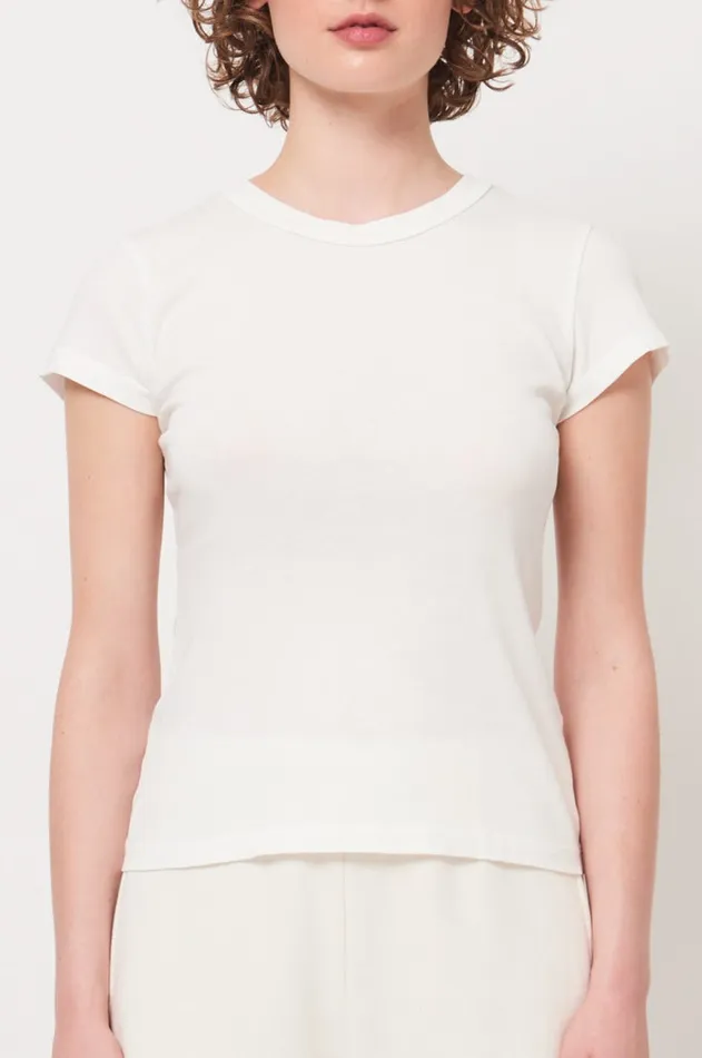 Women Washed White Liv Tee Raquel Allegra TShirts