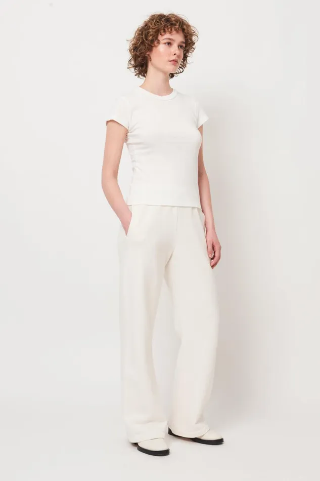 Women Washed White Liv Tee Raquel Allegra TShirts