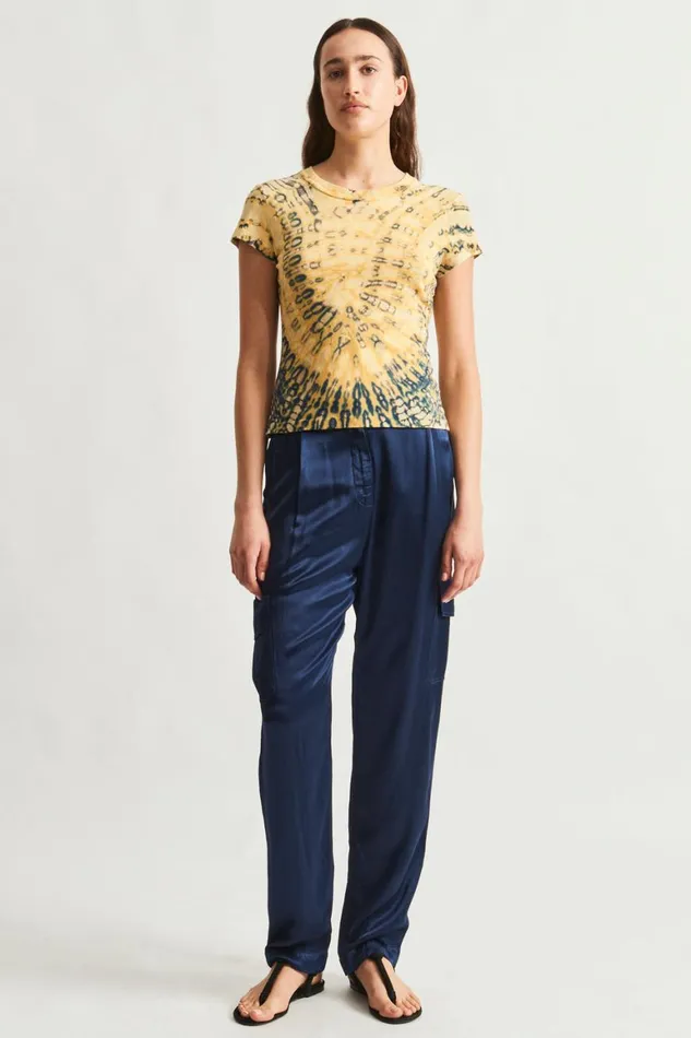 Women Yellow And Navy Liv Tee Raquel Allegra TShirts