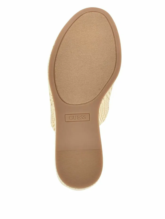 Women Yenisa Woven Wedged Sandals Light Natural Heels GUESS Women Yenisa Woven Wedged Sandals Light Natural Heels GUESS