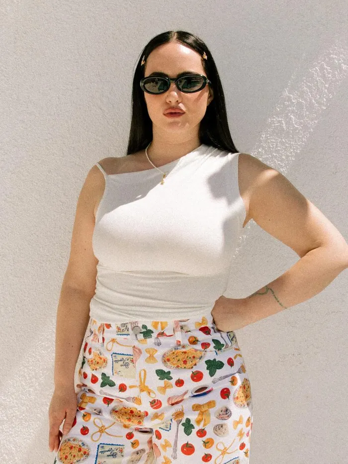 Women Zoe Top Ivory Lisa Says Gah Sleeveless Tops