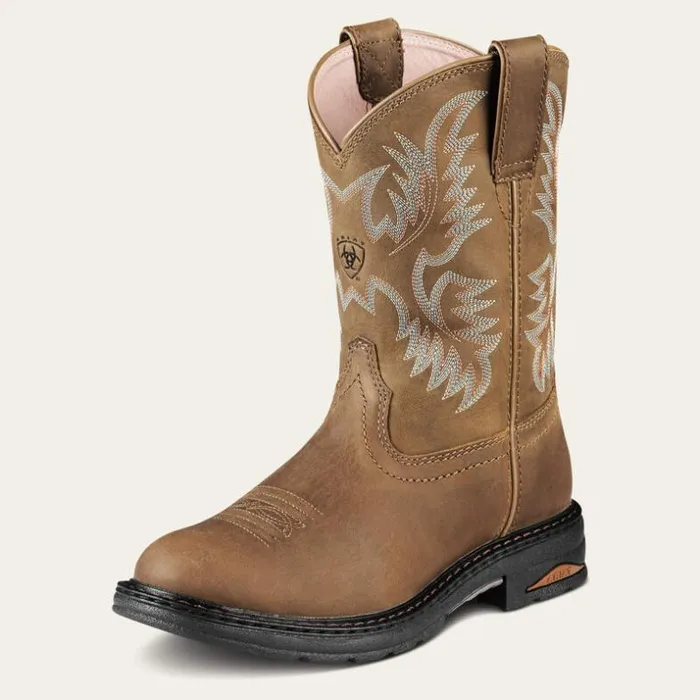 Work Boots and Shoes Women Ariat Tracey Composite Toe Work Boot Dusted Brown