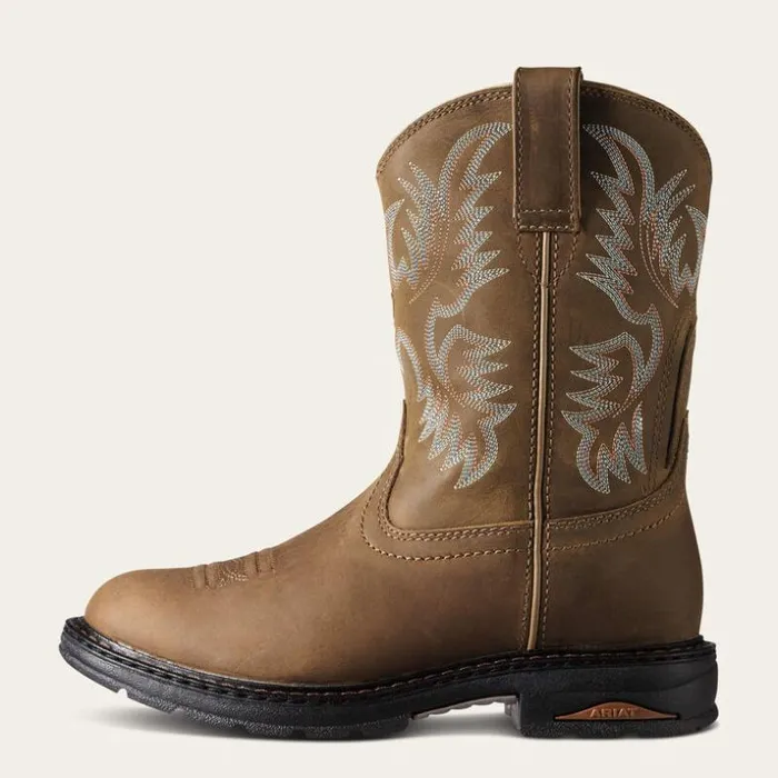 Work Boots and Shoes Women Ariat Tracey Composite Toe Work Boot Dusted Brown