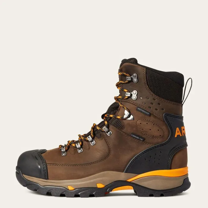 Work Boots Men Ariat Endeavor 8034 Waterproof Carbon Toe Work Boot Chocolate Brown Work Boots Men Ariat Endeavor 8034 Waterproof Carbon Toe Work Boot Chocolate Brown