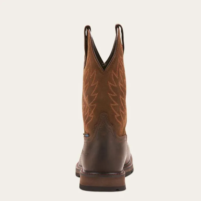 Work Boots Men Ariat Groundbreaker Wide Square Toe Waterproof Steel Toe Work Boot Dark Brown Work Boots Men Ariat Groundbreaker Wide Square Toe Waterproof Steel Toe Work Boot Dark Brown