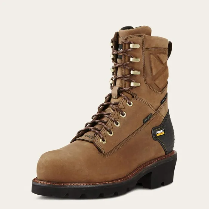 Work Boots Men Ariat Powerline 8034 400G Waterproof 400g Composite Toe Work Boot Oily Distressed Brown Work Boots Men Ariat Powerline 8034 400G Waterproof 400g Composite Toe Work Boot Oily Distressed Brown