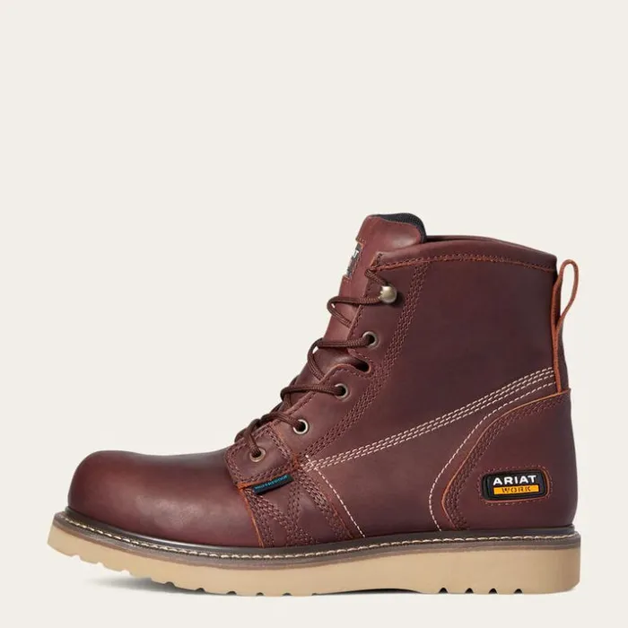 Work Boots Men Ariat Rebar Wedge 6034 Waterproof Work Boot Rusted Copper Work Boots Men Ariat Rebar Wedge 6034 Waterproof Work Boot Rusted Copper