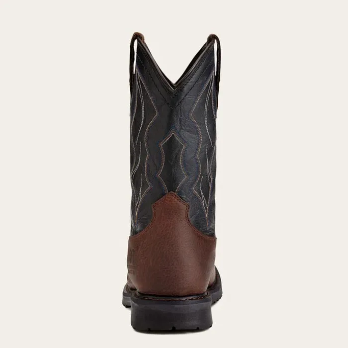 Work Boots Men Ariat RigTek Wide Square Toe Waterproof Composite Toe Work Boot Oiled Brown Work Boots Men Ariat RigTek Wide Square Toe Waterproof Composite Toe Work Boot Oiled Brown