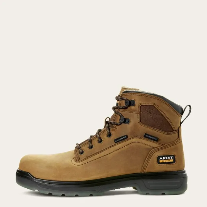 Work Boots Men Ariat Turbo 6034 Waterproof Carbon Toe Work Boot Aged Bark Work Boots Men Ariat Turbo 6034 Waterproof Carbon Toe Work Boot Aged Bark