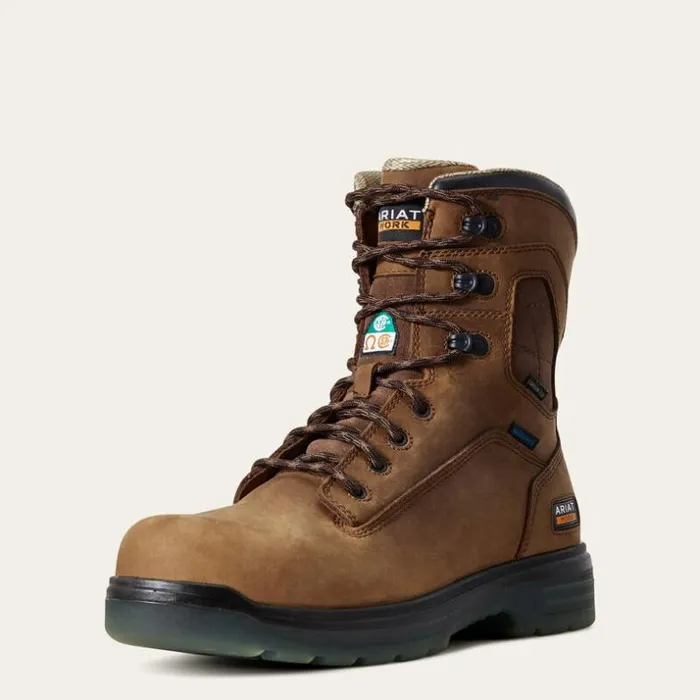 Work Boots Men Ariat Turbo 8034 CSA Waterproof Carbon Toe Work Boot Aged Bark Work Boots Men Ariat Turbo 8034 CSA Waterproof Carbon Toe Work Boot Aged Bark