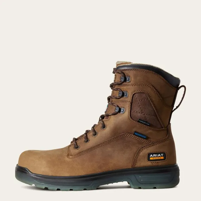 Work Boots Men Ariat Turbo 8034 CSA Waterproof Carbon Toe Work Boot Aged Bark Work Boots Men Ariat Turbo 8034 CSA Waterproof Carbon Toe Work Boot Aged Bark