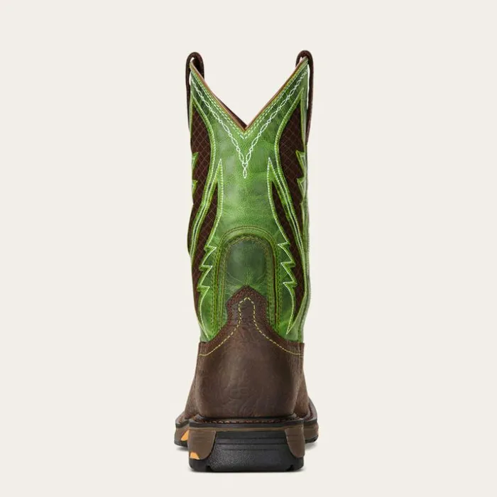 Work Boots Men Ariat WorkHog Wide Square Toe VentTEK Work Boot Bruin Brown Work Boots Men Ariat WorkHog Wide Square Toe VentTEK Work Boot Bruin Brown