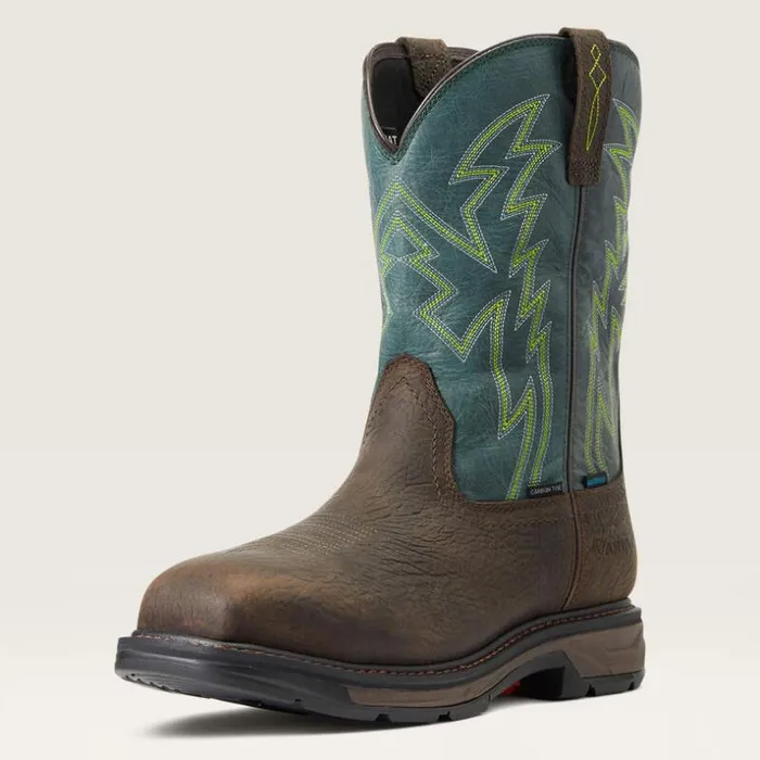 Work Boots Men Ariat WorkHog XT BOA Waterproof Carbon Toe Work Boot Bruin Brown Work Boots Men Ariat WorkHog XT BOA Waterproof Carbon Toe Work Boot Bruin Brown