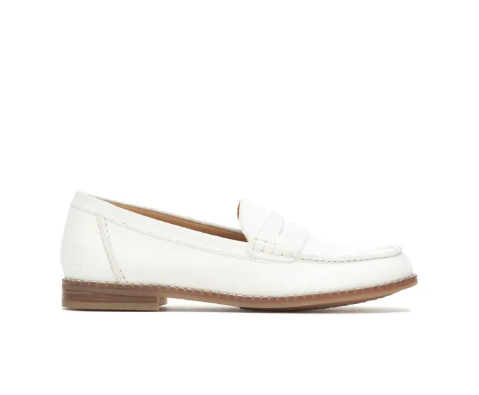 Wren Loafer White Suede Loafers Hush Puppies Women