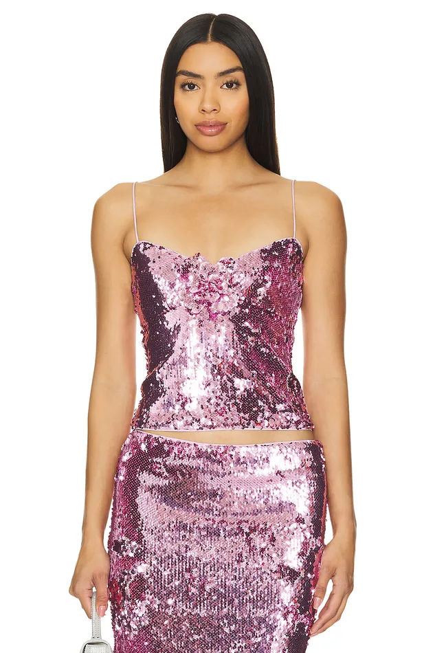 X Bridget Lilium Top Pink Women Lovers and Friends Tops