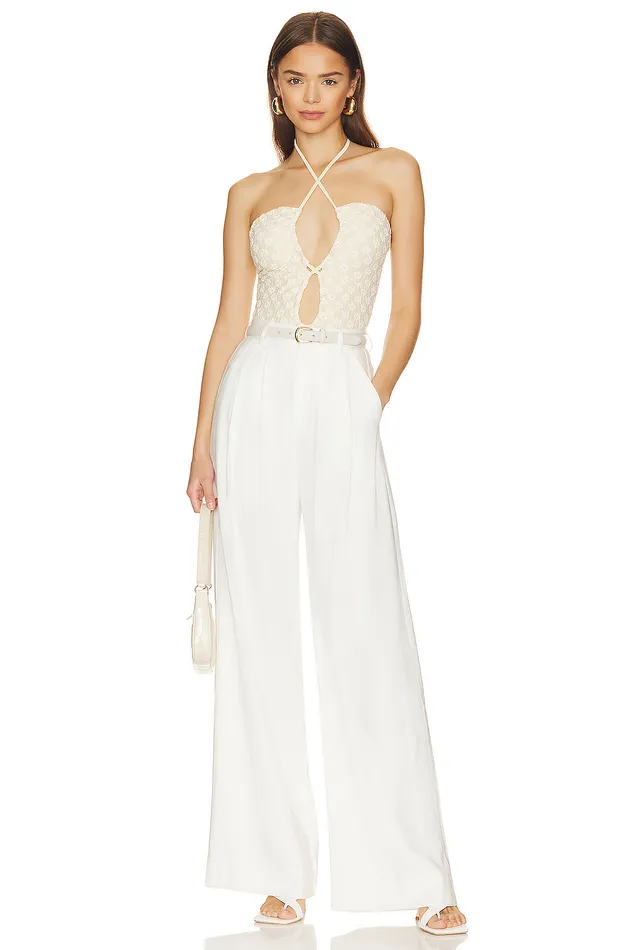 Xenia Bodysuit Ivory Women Lovers and Friends Tops Xenia Bodysuit Ivory Women Lovers and Friends Tops